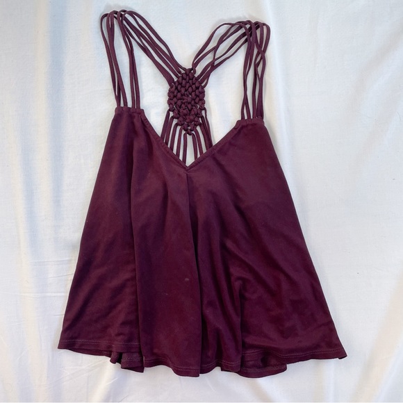 Anthropologie | faux suede swing tank, S - Picture 1 of 8
